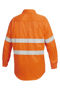 Picture of Hard Yakka Shieldtec Fr Full Hi-Visibility Closed Front Long Sleeve Shirt With Fr Tape Y04150