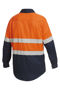 Picture of Hard Yakka Shieldtec Fr Hi-Visibility Two Tone Open Front Long Sleeve Shirt With Fr Tape Y04350