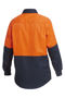 Picture of Hard Yakka Shieldtec Fr Hi-Visibility Two Tone Open Front Long Sleeve Shirt Y04450