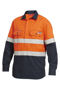 Picture of Hard Yakka Shieldtec Fr Hi-Visibilty Two Tone Closed Front Long Sleeve Shirt With Fr Tape Y04550