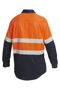 Picture of Hard Yakka Shieldtec Fr Hi-Visibilty Two Tone Closed Front Long Sleeve Shirt With Fr Tape Y04550