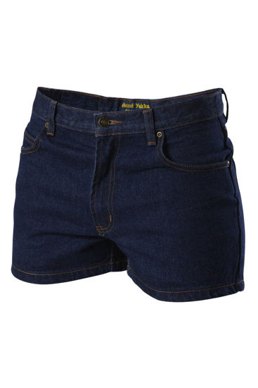 Picture of Hard Yakka Foundations Enzyme Washed Denim Short Y05681