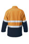 Picture of Hard Yakka Foundations Hi-Visibility Two Tone Bluey Jacket With Tape Y06554