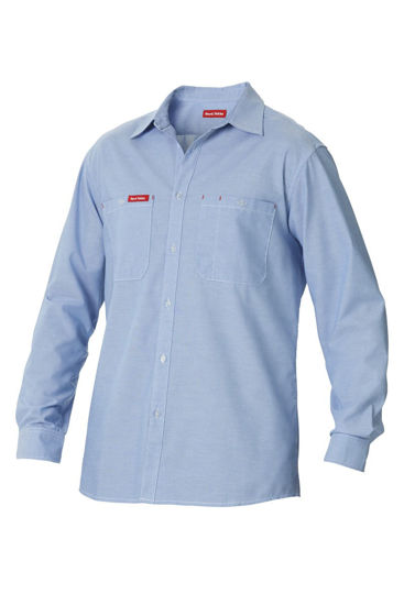 Picture of Hard Yakka Foundations Chambray Long Sleeve Shirt Y07338
