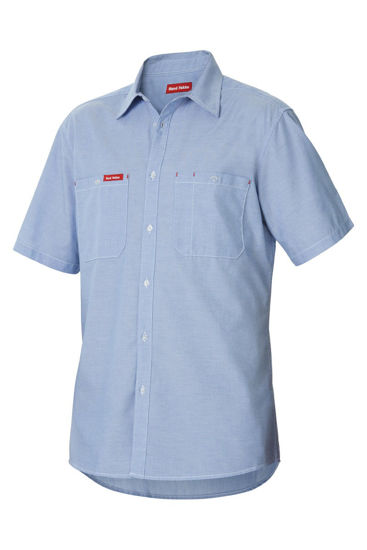 Picture of Hard Yakka Foundations Chambray Short Sleeve Shirt Y07339