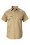 Picture of Hard Yakka Foundations Cotton Drill Closed Front Short Sleeve Shirt Y07540