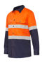 Picture of Hard Yakka Koolgear Hi-Visibility Two Tone Ventilated Long Sleeve Shirt With Tape Y07740