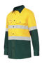 Picture of Hard Yakka Koolgear Hi-Visibility Two Tone Ventilated Long Sleeve Shirt With Tape Y07740