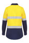 Picture of Hard Yakka Women'S Koolgear Hi-Visibility Ventilated Long Sleeve Shirt With Tape Y08220