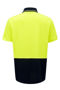 Picture of Hard Yakka Hi Vis 2 Tone L/Sl Micro Mesh Polo Y19605