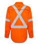 Picture of Kinggee X Back Vented Taped Shirt K54009