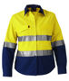 Picture of Kinggee Workcool 2 Women'S Hi-Vis Reflective Spliced Shirt Long Sleeve K44544