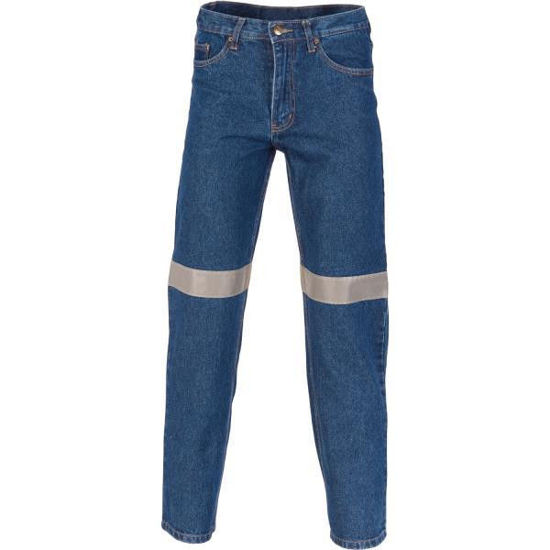 Picture of Dnc Taped Denim Stretch Jeans 3347