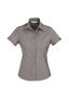 Picture of Biz Collection Ladies Chevron Short Sleeve Shirt S122LS