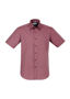 Picture of Biz Collection Mens Chevron Short Sleeve Shirt S122MS