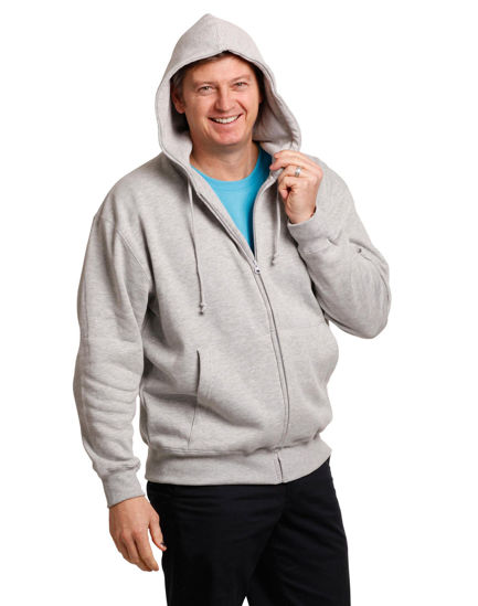 Picture of Winning Spirit Men's Full-Zip Fleecy Hoodie FL03