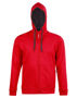 Picture of Winning Spirit Men's Full Zip Contrast Fleece Hoodie FL17