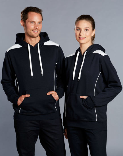 Picture of Winning Spirit Adult's Kangaroo Pocket Contrast Hoodie FL19