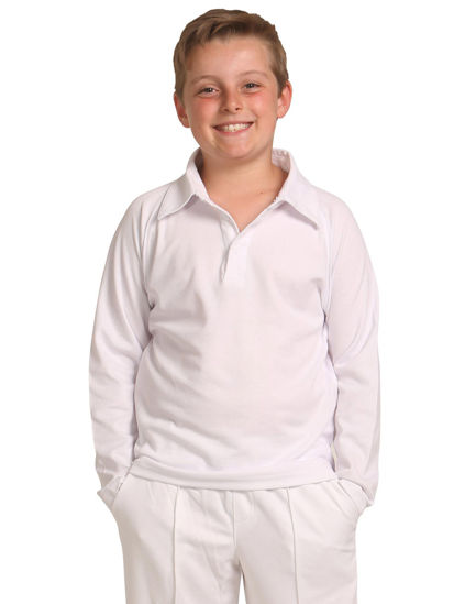 Picture of Winning Spirit Kid'S L/S Truedry Mesh Knit Cricket PS29KL