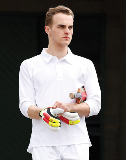 Picture of Winning Spirit Men'S 3/4 Sleeve Cricket Polo PS29Q