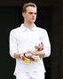 Picture of Winning Spirit Men'S 3/4 Sleeve Cricket Polo PS29Q
