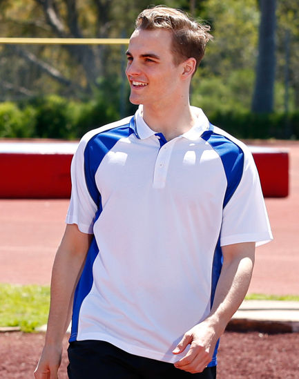 Picture of Winning Spirit Men'S Mini Waffle Coold Polo PS49