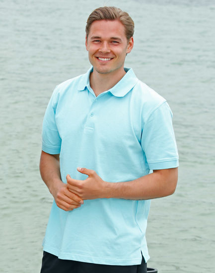 Picture of Winning Spirit Men'S Cotton Stretch Polo PS55