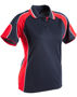 Picture of Winning Spirit Ladies' Cooldry Contrast Polo With Sleeve Panel PS62