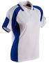 Picture of Winning Spirit Ladies' Cooldry Contrast Polo With Sleeve Panel PS62