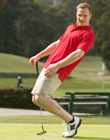 Picture of Winning Spirit Men'S Cooldry Textured Polo PS75
