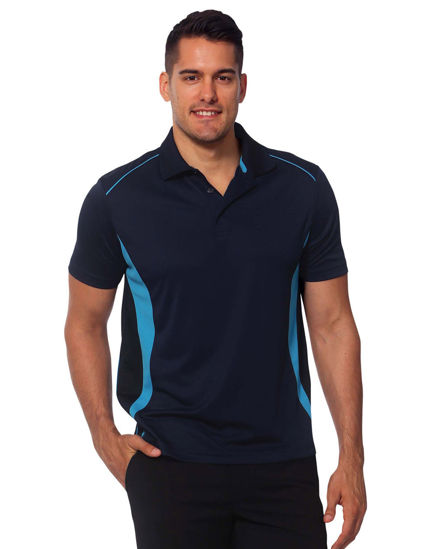 Picture of Winning Spirit Men'S Cooldry S/S Contrast Interlock Polo PS79
