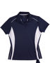 Picture of Winning Spirit Ladies' Cooldry S/S Contrast Interlock Polo PS80