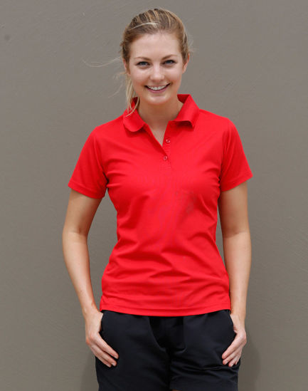 Picture of Winning Spirit Ladies' Cooldry Pique Soild Colour S/S Polo PS82