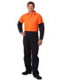 Picture of Winning Spirit Hi-Vis Two Tone Men'S Cotton Drill Coverall-Regular SW204