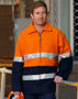 Picture of Winning Spirit Hi-Vis Two Tone Bluey Safety Jacket With 3M Tapes SW31A