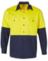 Picture of Winning Spirit Hi-Vis Cotton Drill Shirt L/S SW54