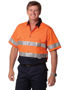 Picture of Winning Spirit Men'S Hi-Vis Cool Breeze Safety S/S Shirt (3M Tape) SW59