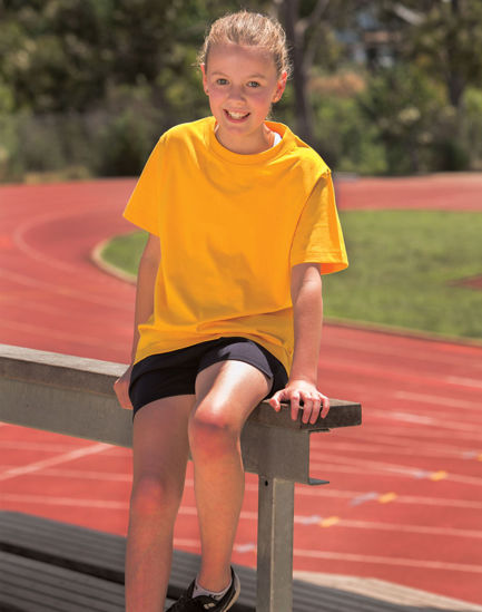 Picture of Winning Spirit Kids' Cotton Semi Fitted Tee TS37K
