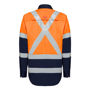 Picture of Hard Yakka Biomotion Hi Vis 2 Tone X Back Shirt Y04270