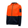 Picture of Hard Yakka Hi Vis 2Tone Brushed Fleece Full Zip Hoodie Y19320