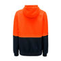 Picture of Hard Yakka Hi Vis 2Tone Brushed Fleece Full Zip Hoodie Y19320