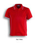 Picture of Bocini Stitch Feature Essentials-Ladies Shortsleeve Polo CP0920
