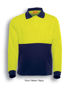 Picture of Bocini Unisex Adult Hi-Vis Poly/Cotton Polo -Longsleeve SP0380