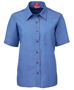 Picture of JB's wear Jb’S Ladies Original Short Sleeve Inidigo Chambray Shirt 4LICS