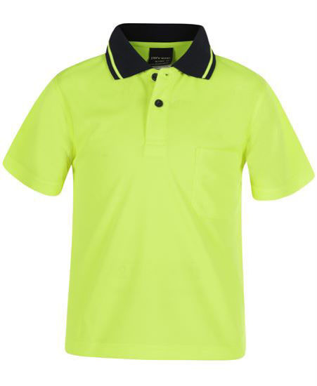 Picture of JB's wear Hi Vis Non Cuff Trad Polo 6HVNC