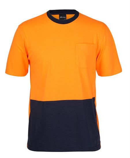 Picture of JB's wear Hi Vis Crew Neck Cotton T-Shirt 6HVTC