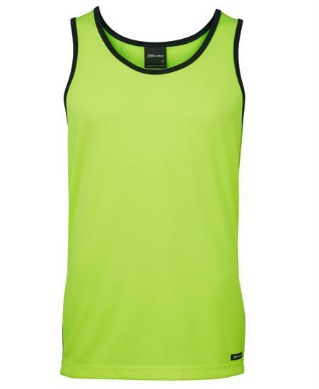 Picture of JB's wear Hi Vis Contrast Singlet 6HCS4