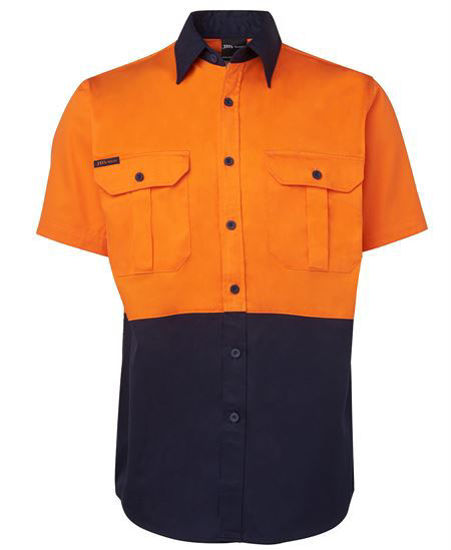 Picture of JB's wear Hi Vis Short Sleeve 190G Shirt 6HWS