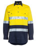 Picture of JB's wear Hi Vis (D+N) Close Front Long Sleeve Shirt 190G 6HWCF
