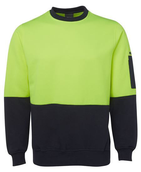 Picture of JB's wear Hi Vis Fleecy Crew 6HVCN